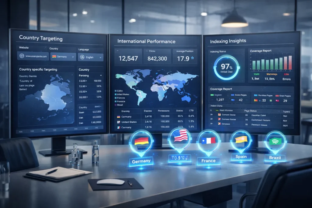Geo-targeting SEO with Google Search Console