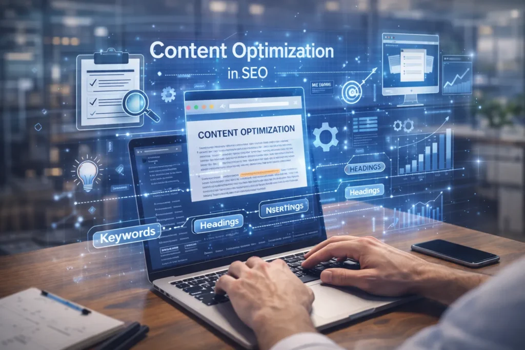 Optimizing content with SEO analytics