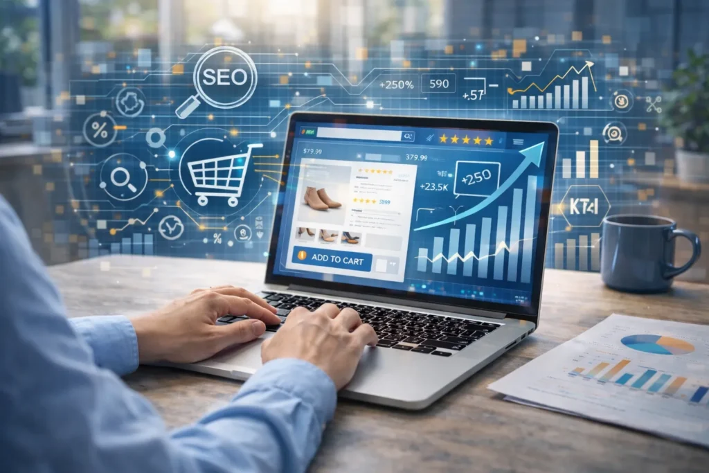 Optimize e-commerce product pages for higher rankings