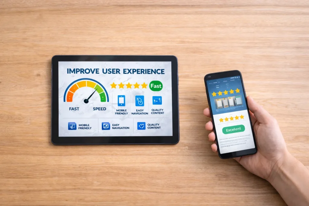Improve user experience with SEO