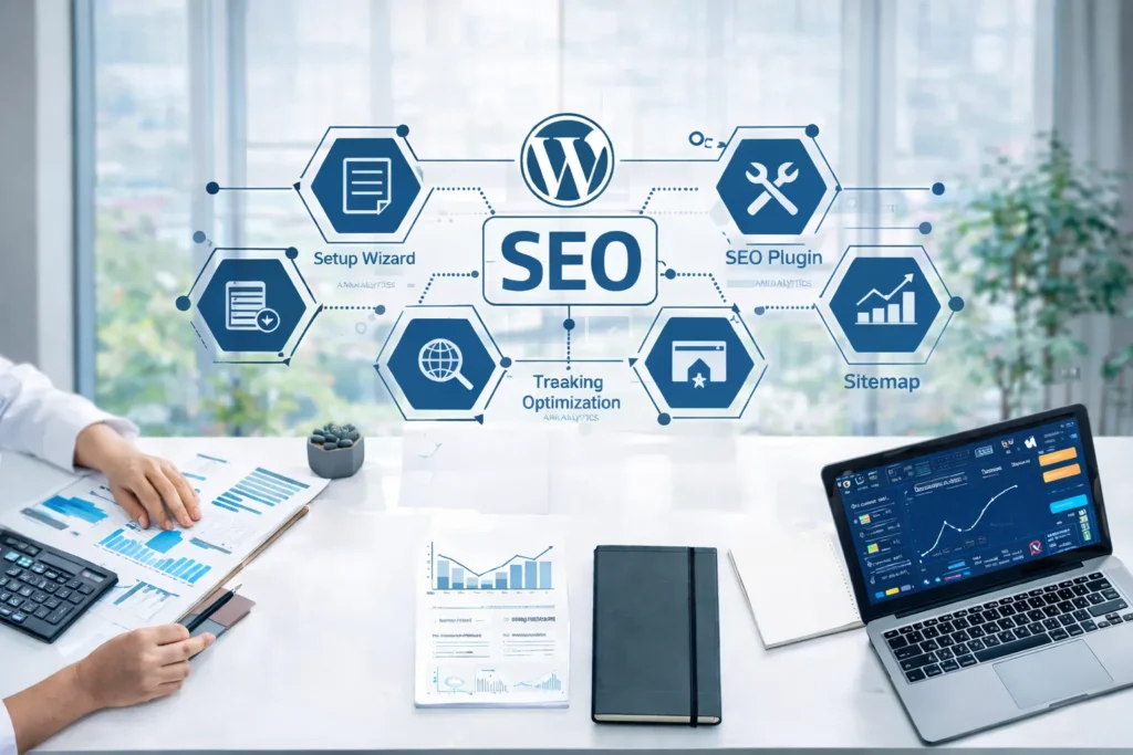 WordPress SEO basics set up dashboard