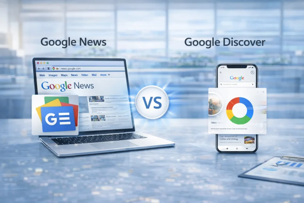 The Difference Between Google News and Google Discover