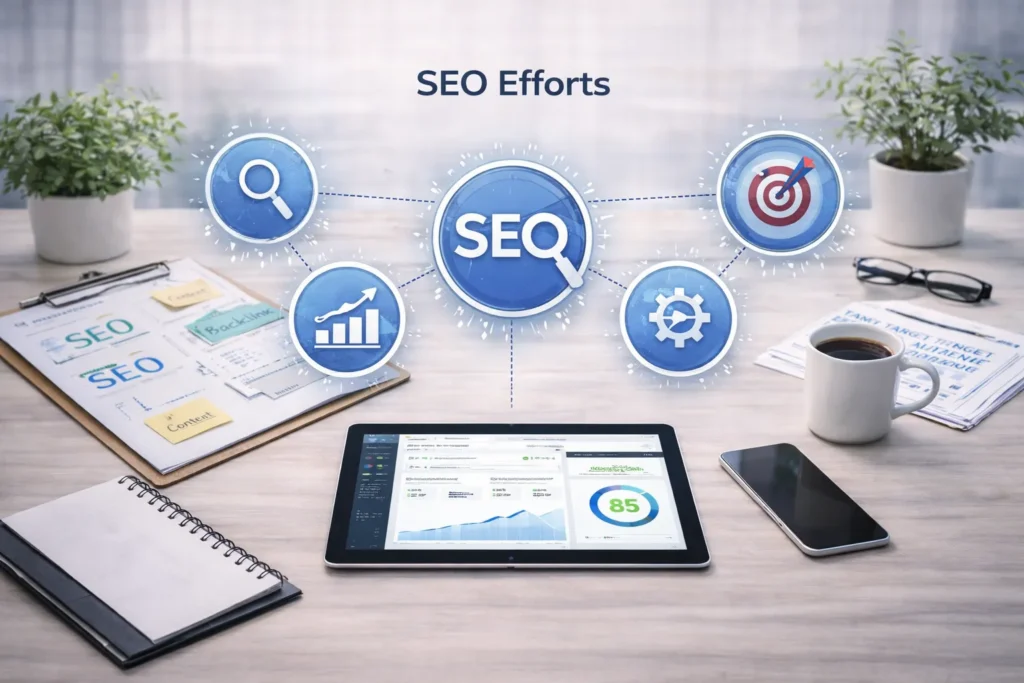 SEO efforts to boost WordPress site